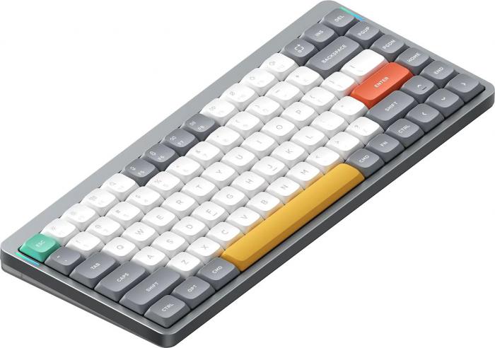 Клавиатура NuPhy Air75 V2 Lunar Gray (Gateron Low Profile Red 2.0)- фото