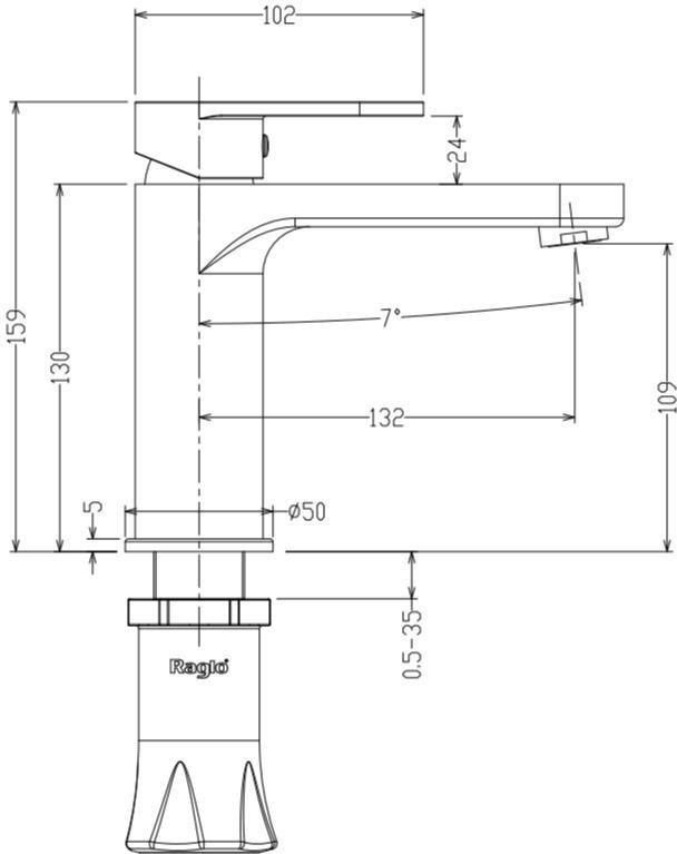 Смеситель Raglo R50.10.09- фото2