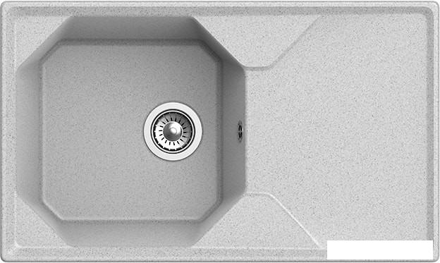 Кухонная мойка GranFest GF-U-840L (серый)- фото2