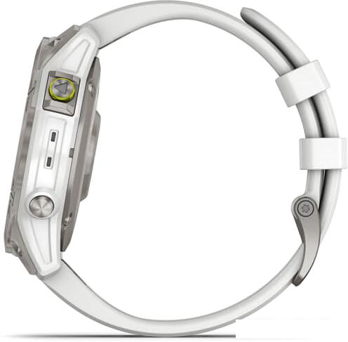 Умные часы Garmin Epix Sapphire Gen 2 (серебристый титан/белый)- фото2