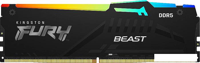 Оперативная память Kingston FURY Beast RGB 16ГБ DDR5 5600 МГц KF556C36BBEA-16