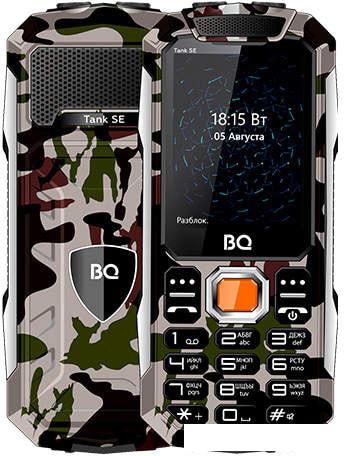 Мобильный телефон BQ-Mobile BQ-2432 Tank SE (армейский зеленый)