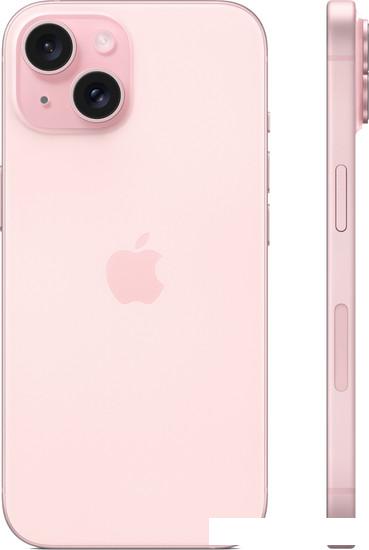 Смартфон Apple iPhone 15 Dual SIM 128GB (розовый)- фото2