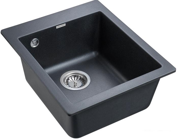 Кухонная мойка Paulmark Leer PM104249-BLM- фото2