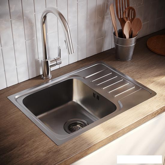 Кухонная мойка IDDIS Sound SND60SDi77- фото2