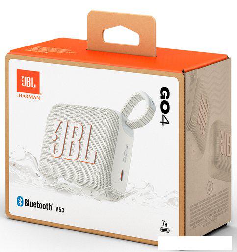Беспроводная колонка JBL Go 4 (белый)- фото2