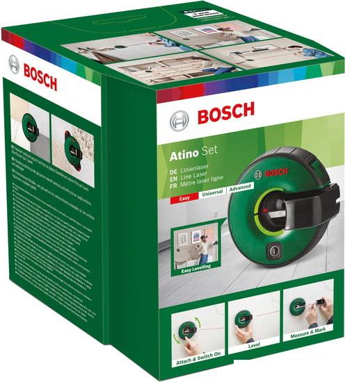 Лазерный нивелир Bosch Atino Set 0603663A01 (6 гелевых вкладышей)- фото3