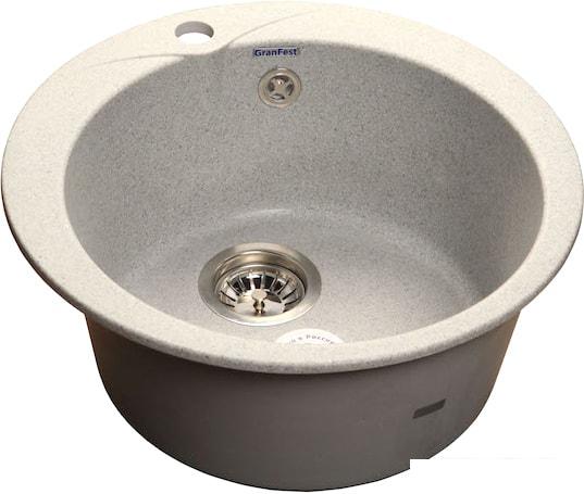 Кухонная мойка GranFest Rondo GF-R480 (серый)- фото
