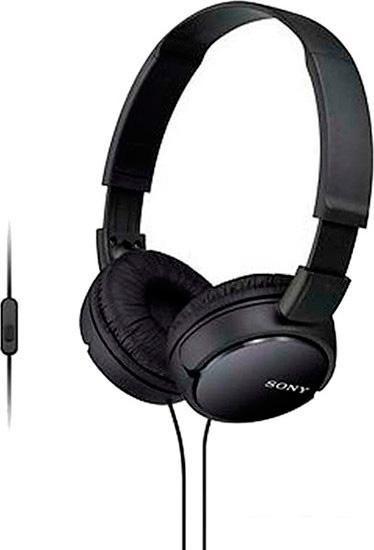 Наушники с микрофоном Sony MDR-ZX110AP (черный)- фото2