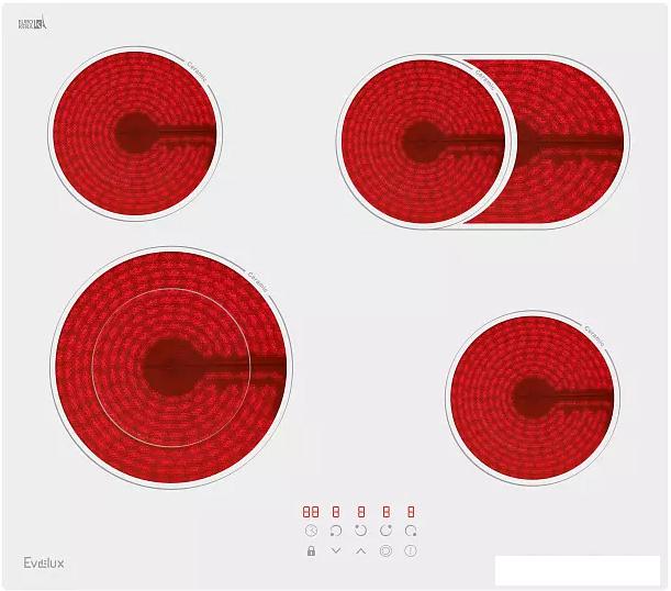 Варочная панель Evelux HEV 642 W- фото