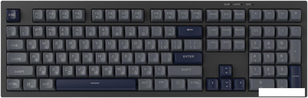 Клавиатура Ritmix RKB-508BL (черный/серый)