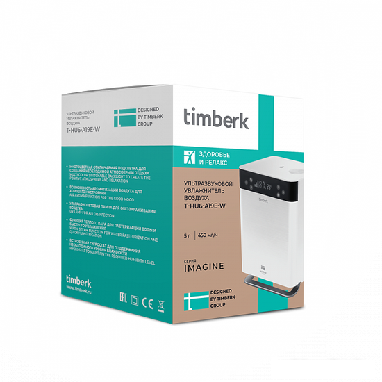 Увлажнитель воздуха Timberk T-HU6-A19E-W- фото2