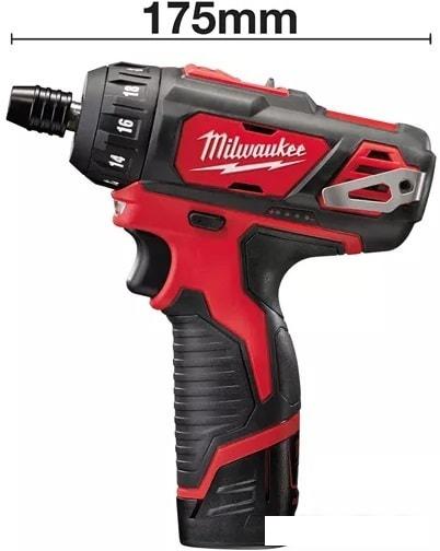Дрель-шуруповерт Milwaukee M12 BD-202C 4933441900 (с 2-мя АКБ, кейс)- фото3