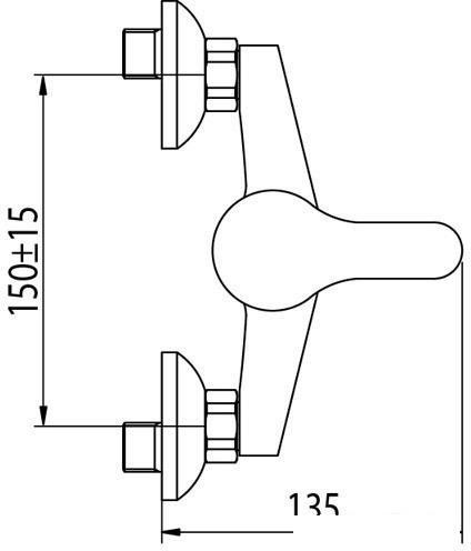 Смеситель Valvex RUBIN 2444070- фото3