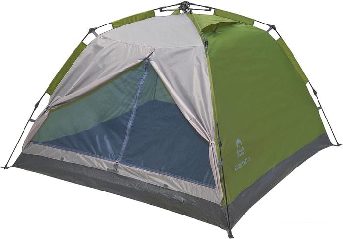 Треккинговая палатка Jungle Camp Easy Tent 2 (зеленый/серый)- фото2