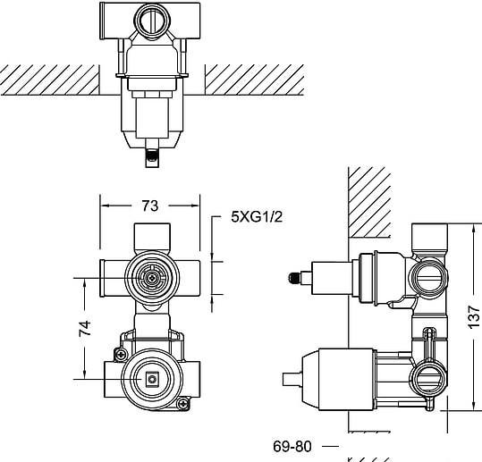 Скрытый механизм Bravat D969C-A-ENG- фото3