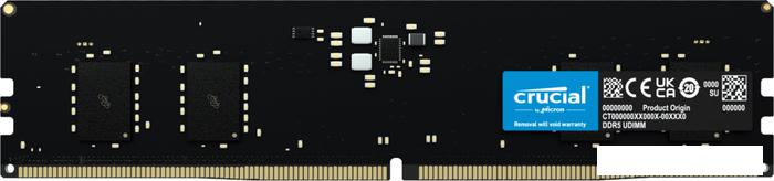 Оперативная память Crucial 8GB DDR5 PC5-38400 CT8G48C40U5