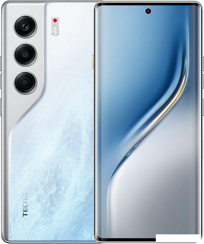 Телефон Tecno Camon 40 Pro 5G 8GB/256GB (ледяной белый)