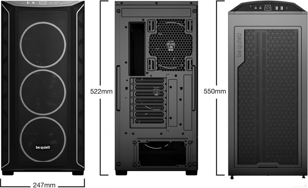 Корпус be quiet! Shadow Base 800 FX Black BGW63- фото2