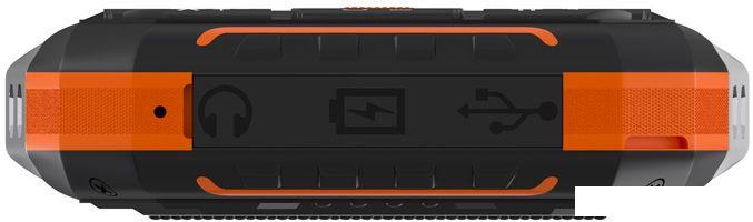 Кнопочный телефон Maxvi T101 (оранжевый)- фото4