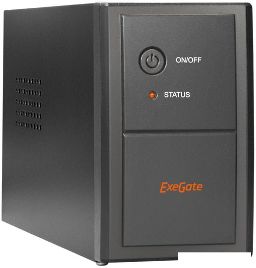 Источник бесперебойного питания ExeGate BNB-650.LED.AVR.EURO EP276528RUS- фото