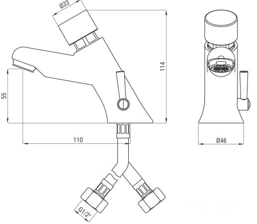Смеситель Deante Press BBH 028R- фото2