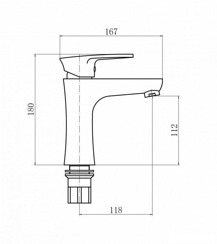 Смеситель PLstart PL1005-8 (белый)- фото4