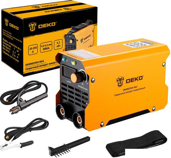 Сварочный инвертор Deko DKWM250A Mini 080-3000- фото