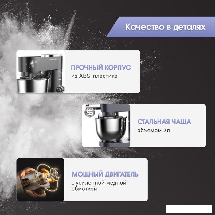 Кухонная машина Zigmund & Shtain De Luxe ZKM-994- фото4