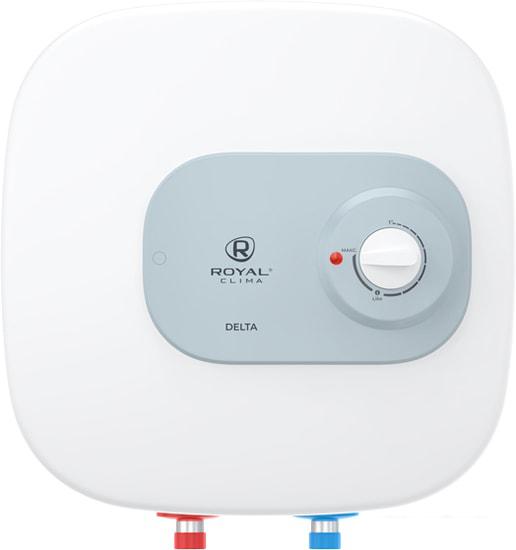 Накопительный электрический водонагреватель над мойкой Royal Clima Delta RWH-D15-FE- фото