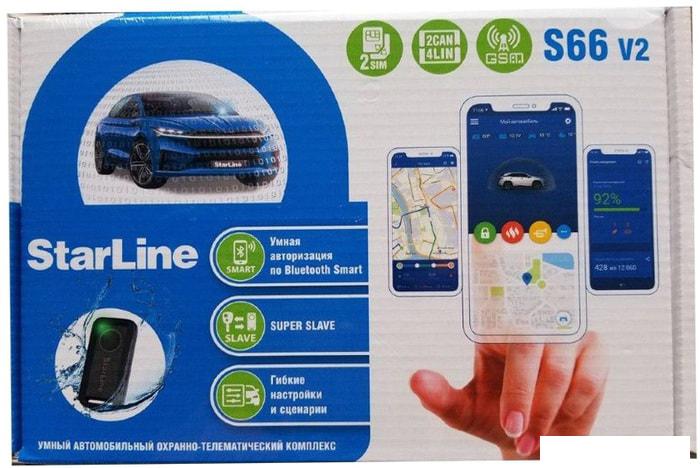 Автосигнализация StarLine S66 BT GSM v2 2CAN+4LIN 2SIM- фото2