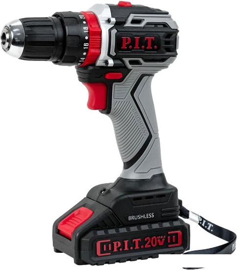 Ударная дрель-шуруповерт P.I.T. PSR18-D4 (с 2-мя АКБ, кейс, набор оснастки)- фото