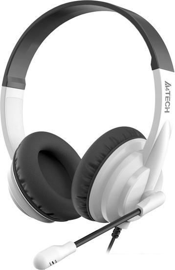 Офисная гарнитура A4Tech HS-10 (белый)- фото