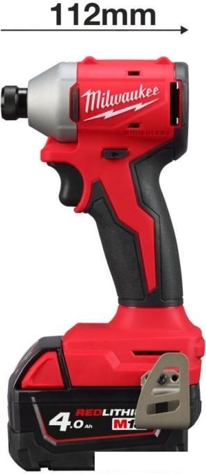 Винтоверт Milwaukee M18 M18BLIDRC-402C 4933492840 (с 2-мя АКБ, кейс)- фото4