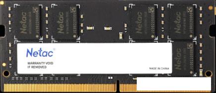 Оперативная память Netac Basic 4GB DDR4 SODIMM PC4-21300 NTBSD4N26SP-04