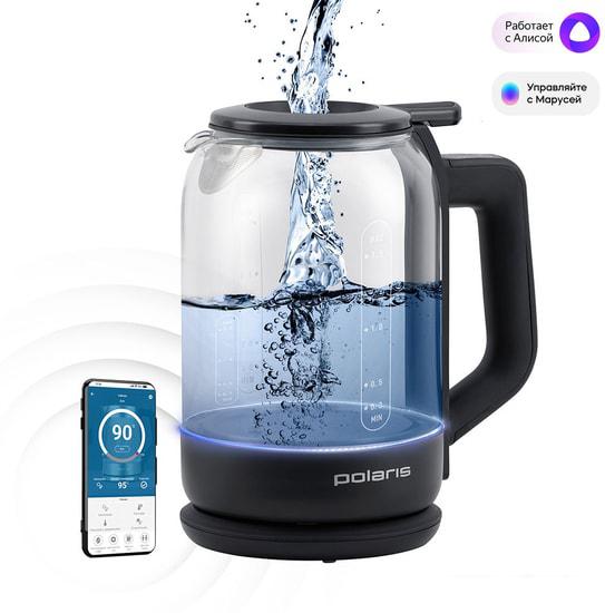 Электрический чайник Polaris PWK 1712CGLD Wi-Fi IQ Home- фото