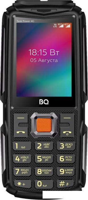 Кнопочный телефон BQ BQ-2410L Tank Power 4G (черный)- фото2