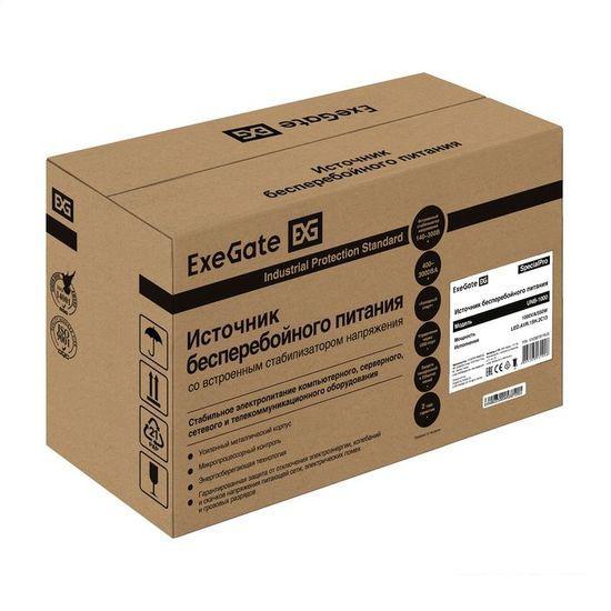 Источник бесперебойного питания ExeGate SpecialPro UNB-1000.LED.AVR.1SH.2C13 EX292781RUS- фото4
