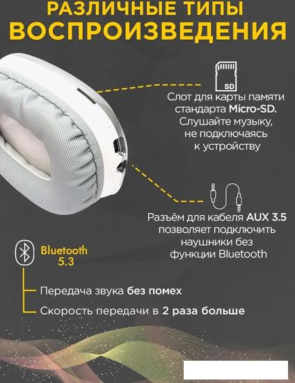 Наушники Hoco W35 Max (серебристый)- фото4