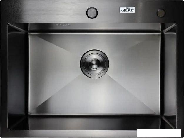 Кухонная мойка MARRBAXX B6045-R (черный/графит)- фото