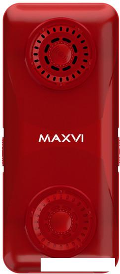Кнопочный телефон Maxvi P110 (красный)- фото4