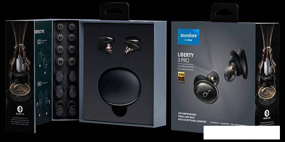Наушники Anker SoundCore Liberty 3 Pro (серый)- фото3