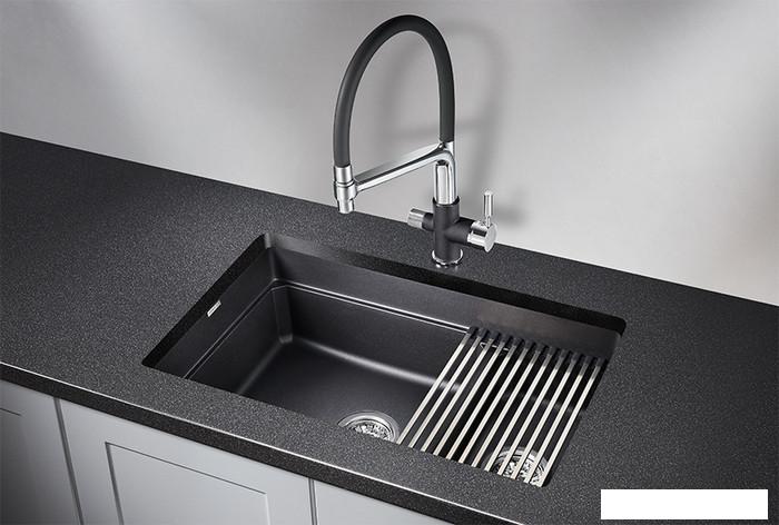 Кухонная мойка Granula KS-7304 (шварц)- фото3