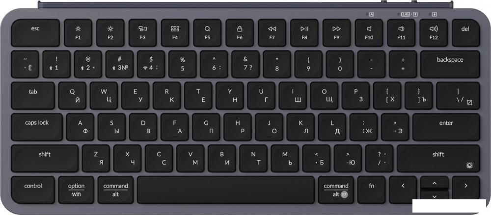 Клавиатура Keychron B1 Pro B1P-K1-RU (серый космос)- фото