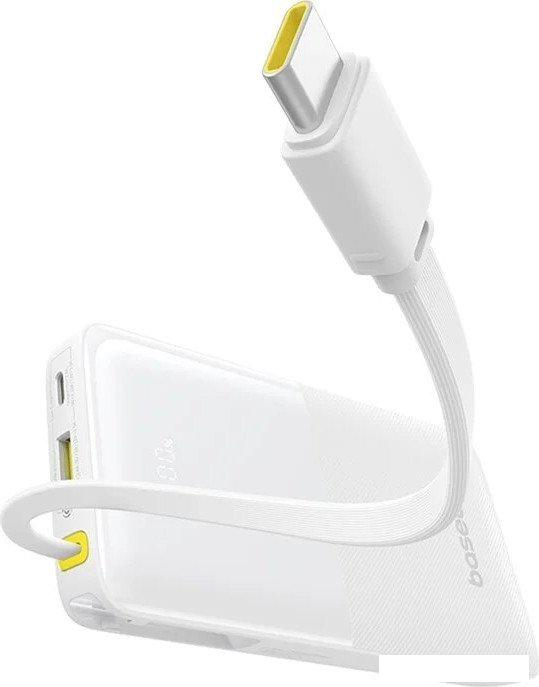 Внешний аккумулятор Baseus Bipow 2 Power Bank 10000mAh (белый)- фото3