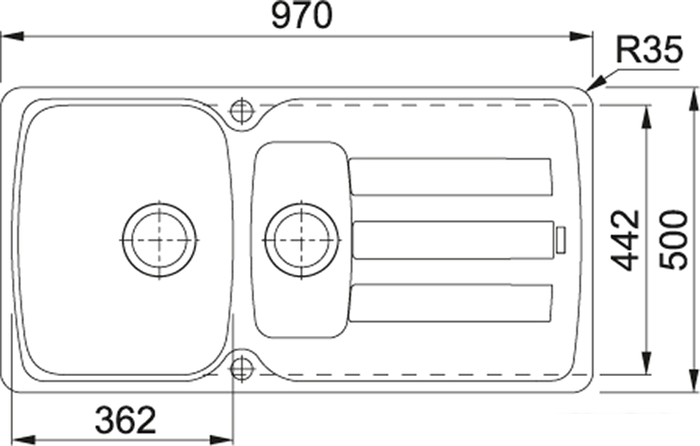 Кухонная мойка Franke Antea AZG 651 (бежевый)- фото2