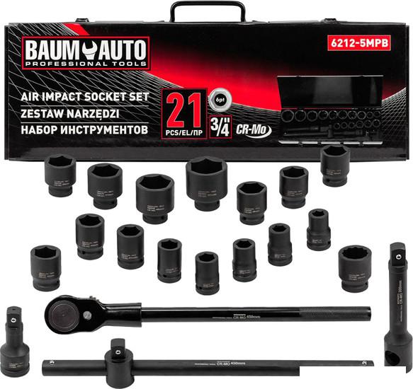 Универсальный набор инструментов BaumAuto BM-6212-5MPB (21 предмет)- фото