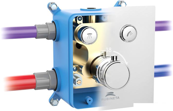 Смеситель Rubineta Thermo-2F- фото3