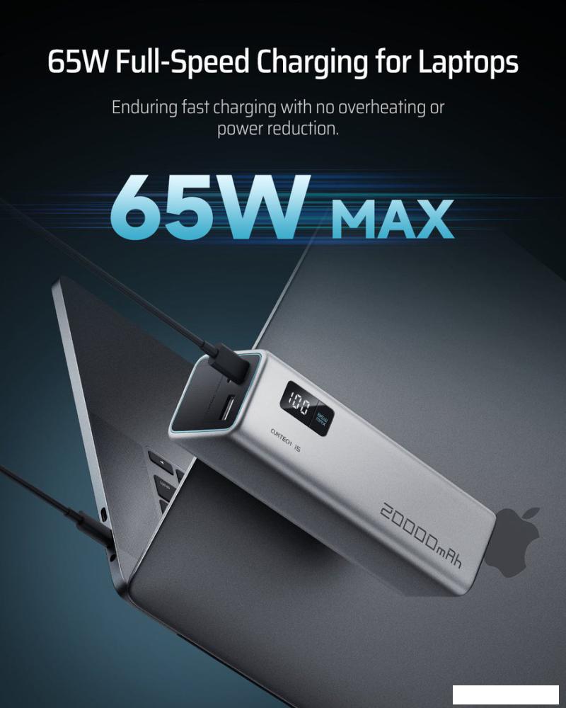 Внешний аккумулятор Cuktech 15 SE Power Bank 20000mAh 85W MAX- фото3