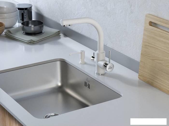 Смеситель Paulmark Essen Es213011-431 (белый матовый)- фото3